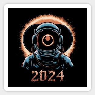 Astronaut’s Eclipse Odyssey Sticker